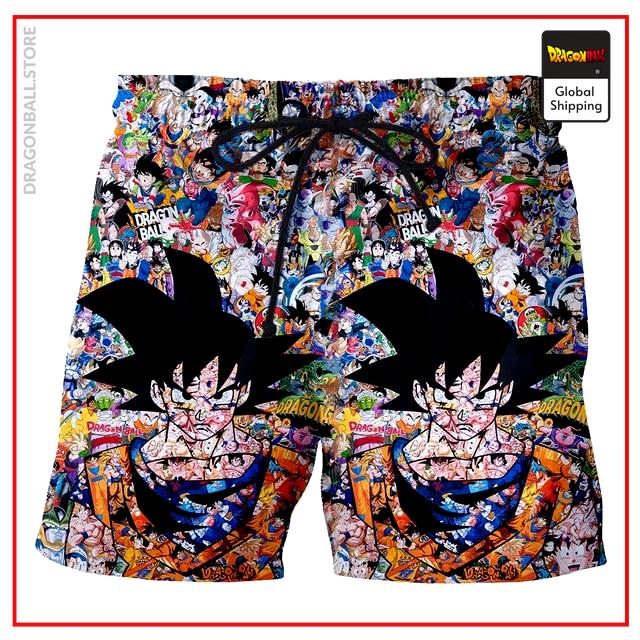 Dragon Ball Bathing Shorts Goku Mashup LDK004 / M Official Dragon Ball Z Merch