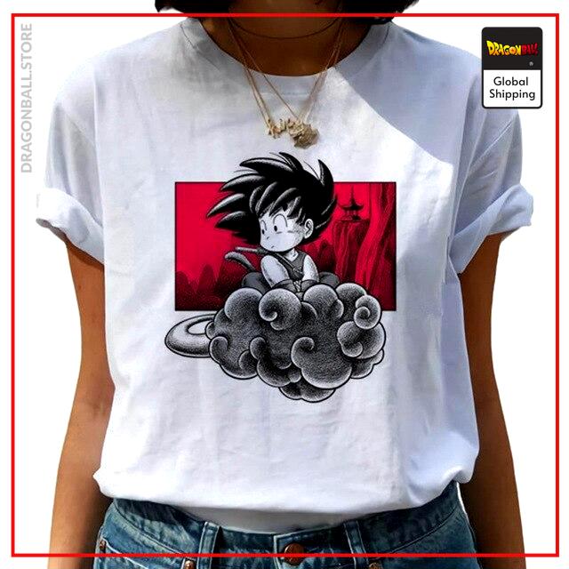 DBZ Woman T-Shirt Magic Cloud S Official Dragon Ball Z Merch