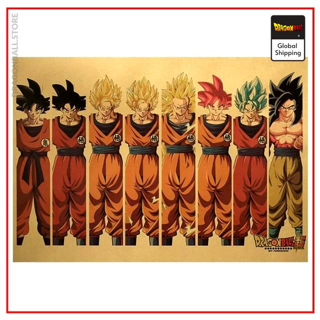 Dragon Ball Z Poster Sangoku Default Title Official Dragon Ball Z Merch