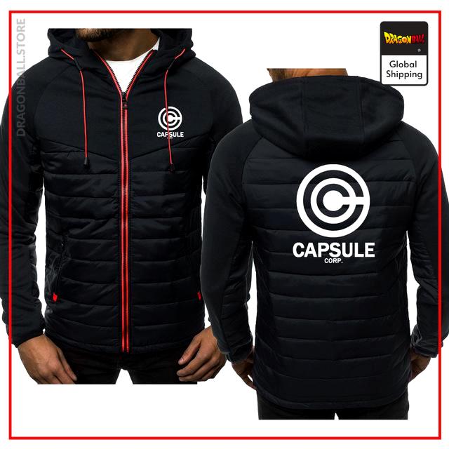 Dragon Ball Jacket Capsule Corp as picture / L Official Dragon Ball Z Merch