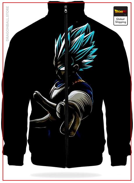 DBZ Jacket Vegeto SSJ Blue XS Official Dragon Ball Z Merch