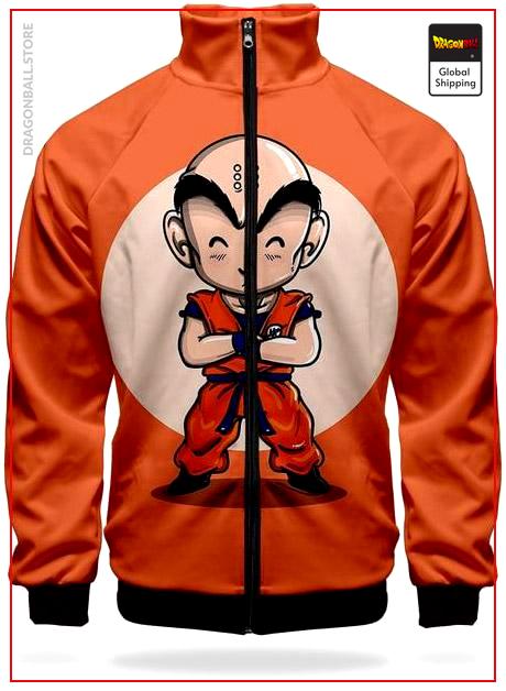 DBZ Track Jacket Krilin XS Official Dragon Ball Z Merch