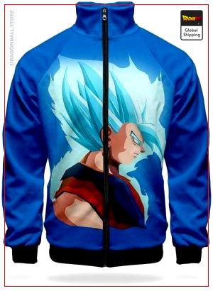 DBZ Jacket Goku Super Saiyan Blue XS Official Dragon Ball Z Merch