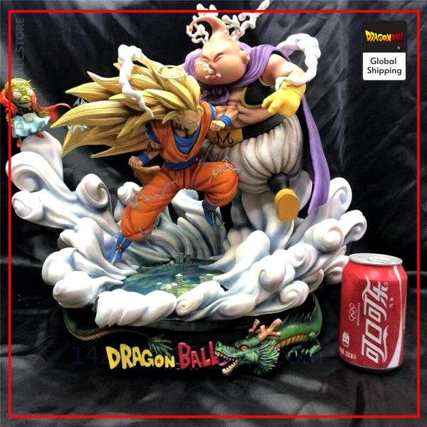 Collector Figure Goku SSJ3 vs Majin Buu Default Title Official Dragon Ball Z Merch