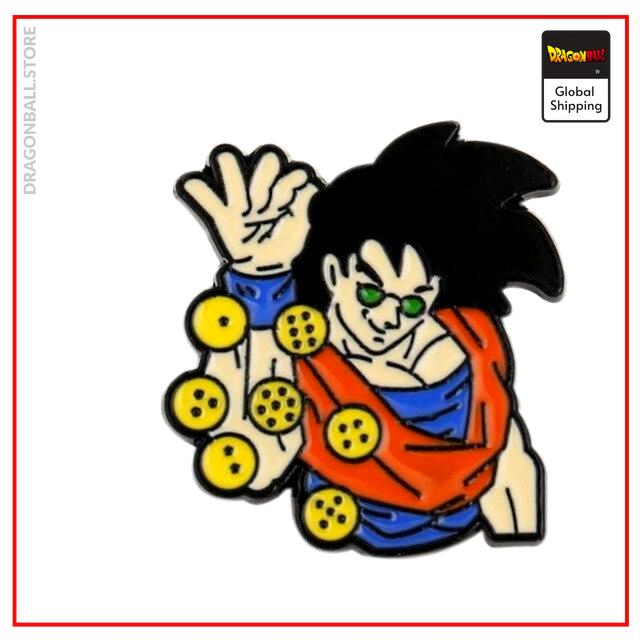 Dragon Ball Pin Goku Salt Bae Default Title Official Dragon Ball Z Merch