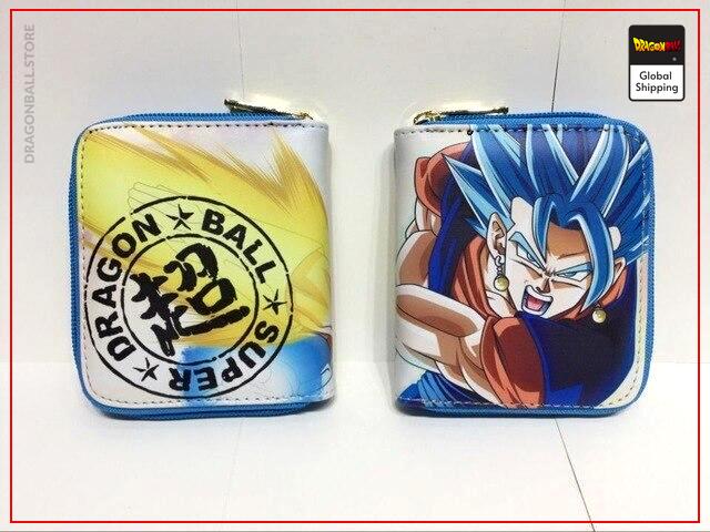 Dragon Ball Mini Wallet Vegeto SSJ Blue Default Title Official Dragon Ball Z Merch