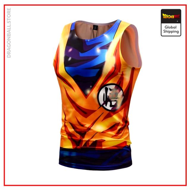 DBS tank top Saiyan power BX097 2 / M Official Dragon Ball Z Merch