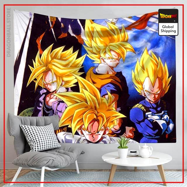 Dragon Ball Canvas Saiyan Cup 1 / 90x75cm Official Dragon Ball Z Merch