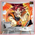 Dragon Ball Canvas Goku Kaio-Ken 17 / 90x75cm Official Dragon Ball Z Merch