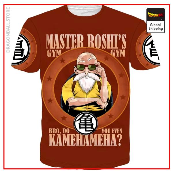 Dragon Ball Z T-Shirt  Roshi Gym Beige / S Official Dragon Ball Z Merch