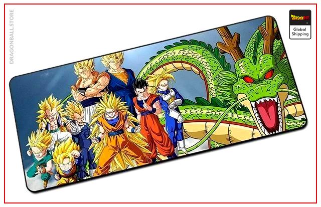 Dragon Ball Mouse Pad  Team Saiyans (BIG) Default Title Official Dragon Ball Z Merch