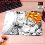 Dragon Ball Mouse Pad  Goku Saiyan (MEDIUM) LITTLE Official Dragon Ball Z Merch
