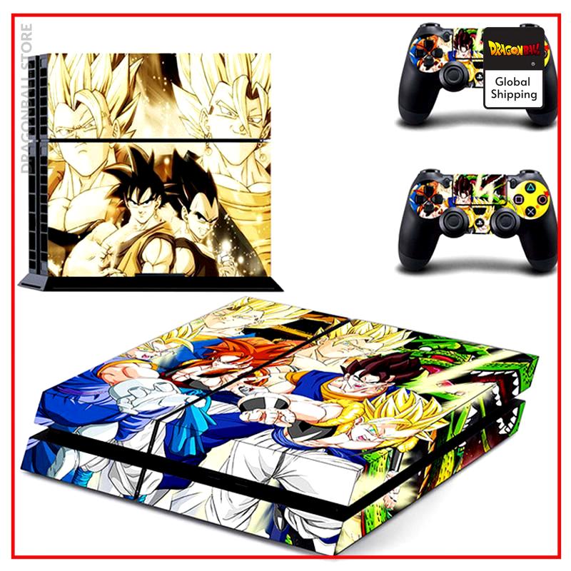 PS4 Dragon Ball Z stickers  Vegeto and Gogeta (SLIM) Default Title Official Dragon Ball Z Merch