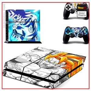 PS4 Dragon Ball Z stickers  Saiyan Warrior (SLIM) Default Title Official Dragon Ball Z Merch