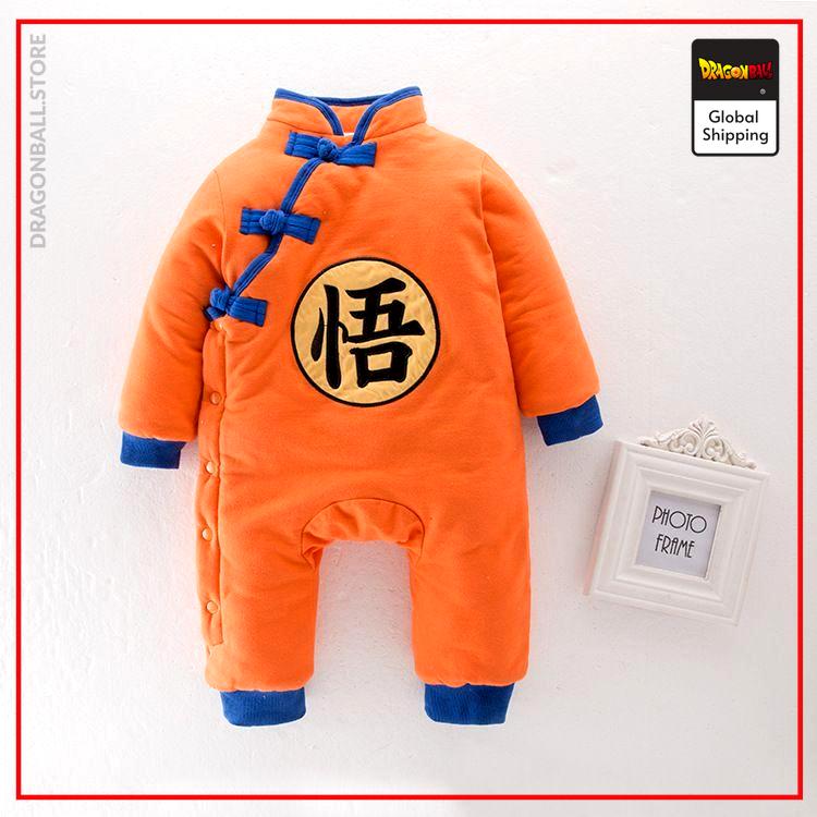 Dragon Ball Z Pajamas  Kanji "Go" (Winter) 6 MONTHS Official Dragon Ball Z Merch