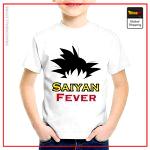 T-Shirt DBZ Child  Saiyan Fever 3 years Official Dragon Ball Z Merch