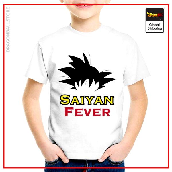 T-Shirt DBZ Child  Saiyan Fever 3 years Official Dragon Ball Z Merch