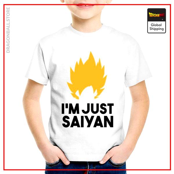 T-Shirt DBZ Child  I'm Just Saiyan 3 years Official Dragon Ball Z Merch