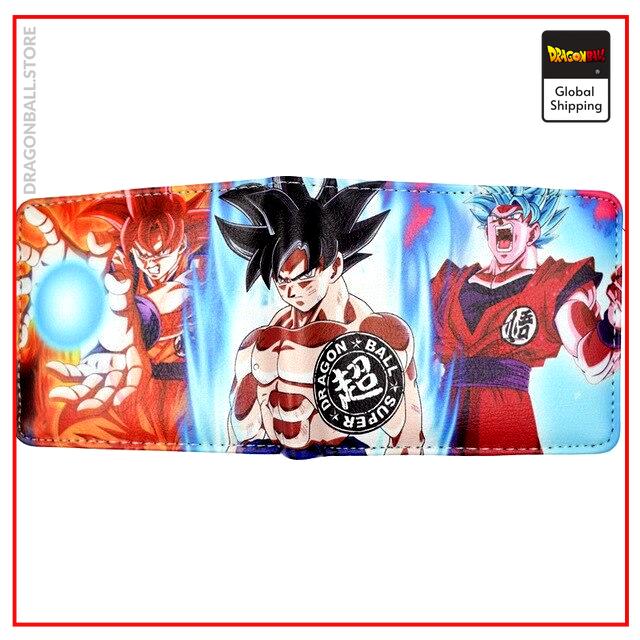 Dragon Ball Wallet Saiyan Forms Default Title Official Dragon Ball Z Merch