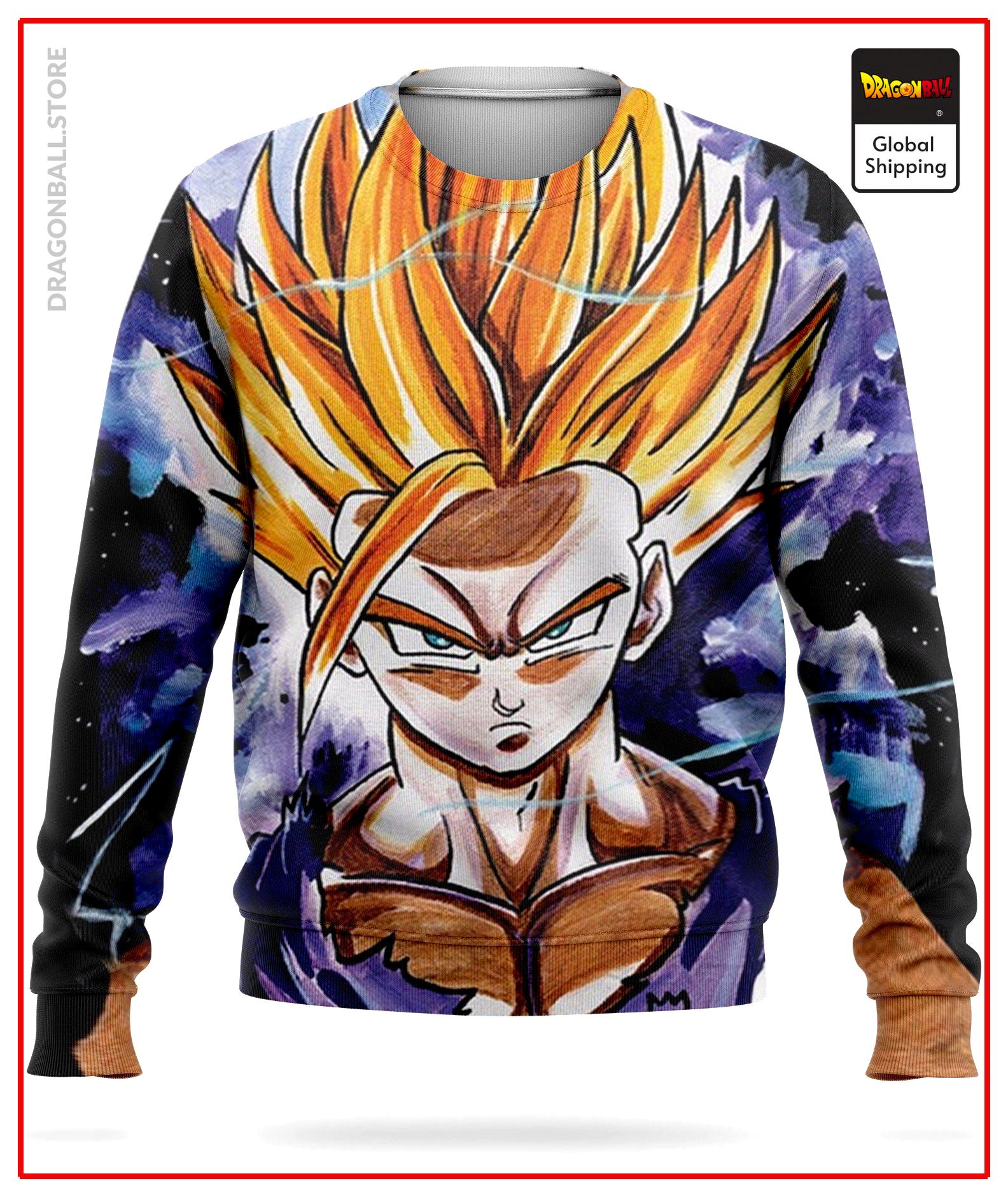 Dragon Ball Z Sweater  Gohan SSJ 2 S Official Dragon Ball Z Merch