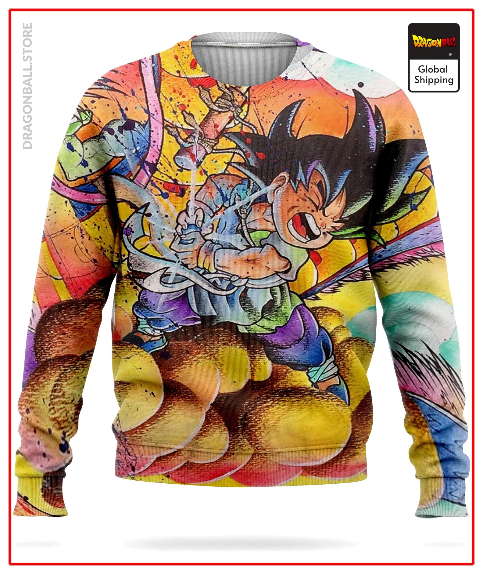 Dragon Ball Z Sweater  Goku Small Kamehameha S Official Dragon Ball Z Merch