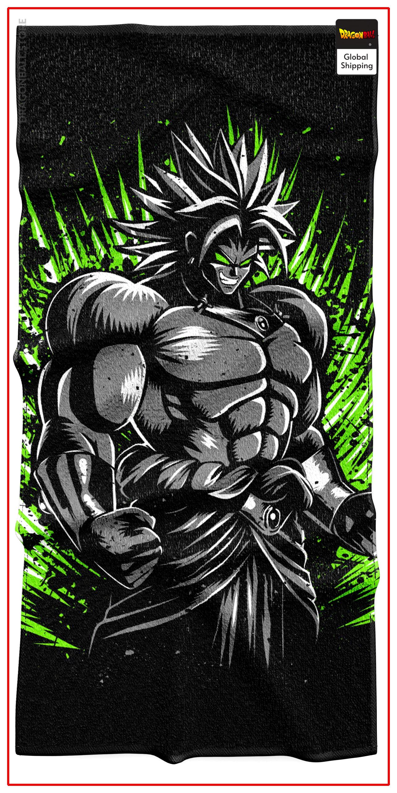 Dragon Ball Z towel Broly HMQ172 / M - 35 x 75 CM Official Dragon Ball Z Merch