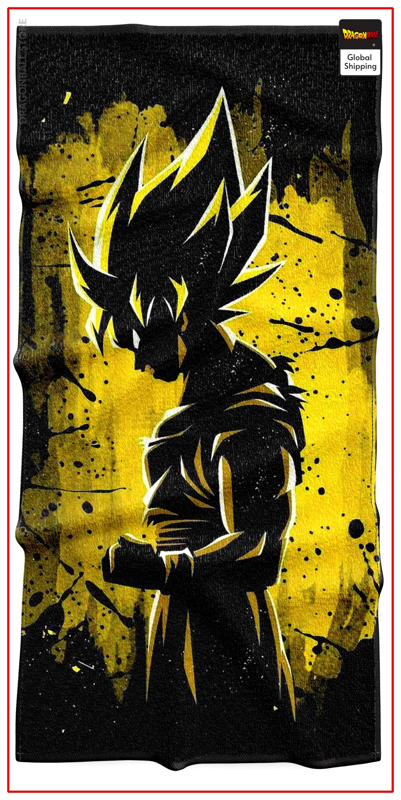 Dragon Ball Z towel Goku Super Saiyan HMQ175 / XL - 75 x 150 CM Official Dragon Ball Z Merch