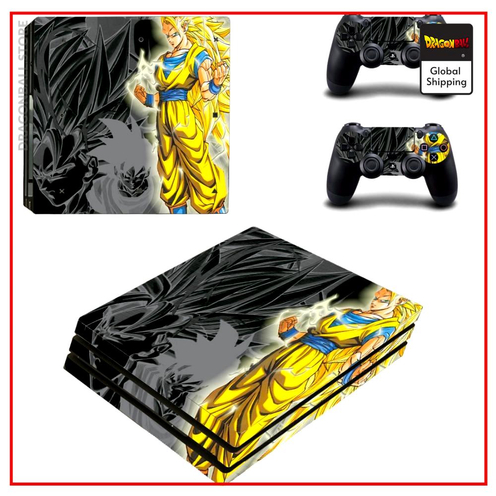 PS4 Dragon Ball Z stickers  Son Goku SSJ3 (SLIM) Default Title Official Dragon Ball Z Merch