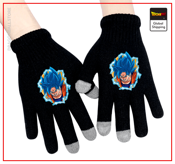 Dragon Ball Super Gloves Goku Blue Default Title Official Dragon Ball Z Merch
