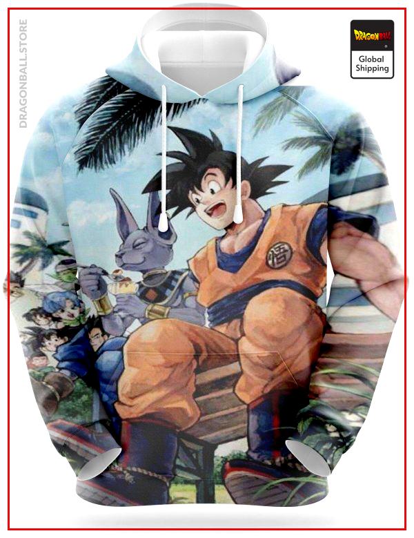 Dragon Ball Super Sweatshirt  Beerus and Goku 4XL Official Dragon Ball Z Merch