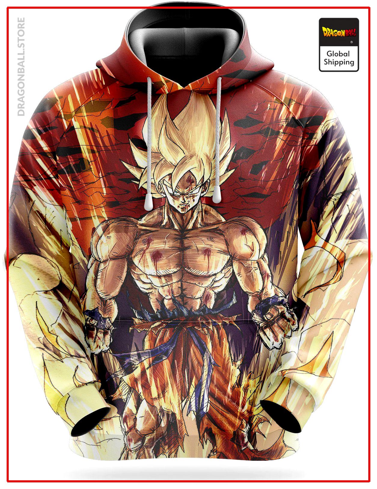 Dragon Ball Z sweatshirt  Goku Transformation S Official Dragon Ball Z Merch