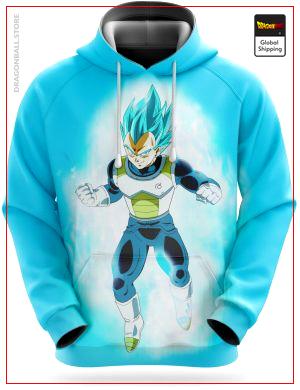 Dragon Ball Super Sweatshirt  Vegeta Blue S Official Dragon Ball Z Merch
