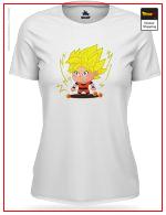 T-Shirt DBZ Woman  Mini Goku Super Saiyan S Official Dragon Ball Z Merch