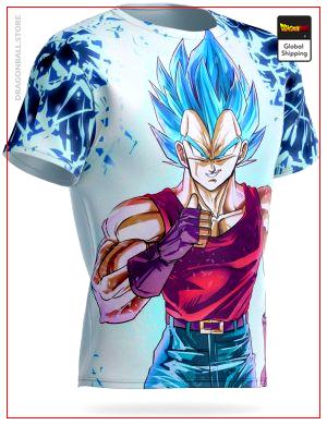 Dragon Ball Super T-Shirt Vegeta SSJ Blue 3XL Official Dragon Ball Z Merch