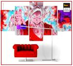 Wall Art Canvas Dragon Ball Super  Goku SSJ Blue Kaioken Medium / Without frame Official Dragon Ball Z Merch