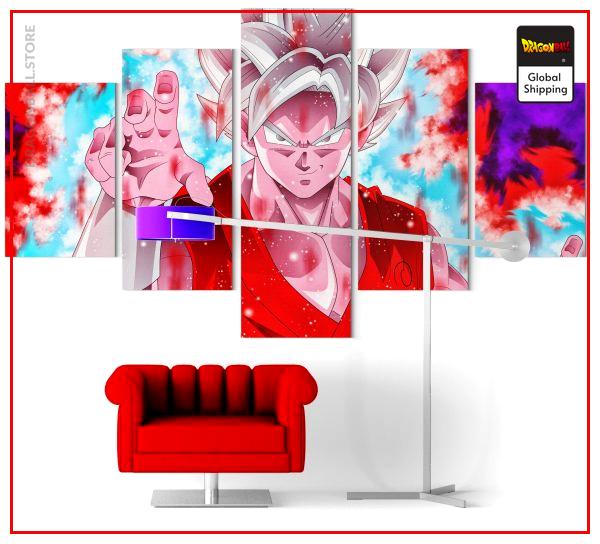 Wall Art Canvas Dragon Ball Super  Goku SSJ Blue Kaioken Medium / Without frame Official Dragon Ball Z Merch