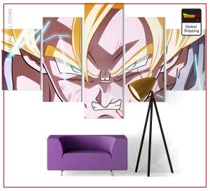 Wall Art Canvas Dragon Ball Z  Goku Rage Warrior Medium / Without frame Official Dragon Ball Z Merch