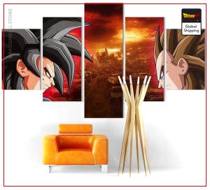 Wall Art Canvas Dragon Ball GT  Goku and Vegeta SSJ4 Small / Without frame Official Dragon Ball Z Merch