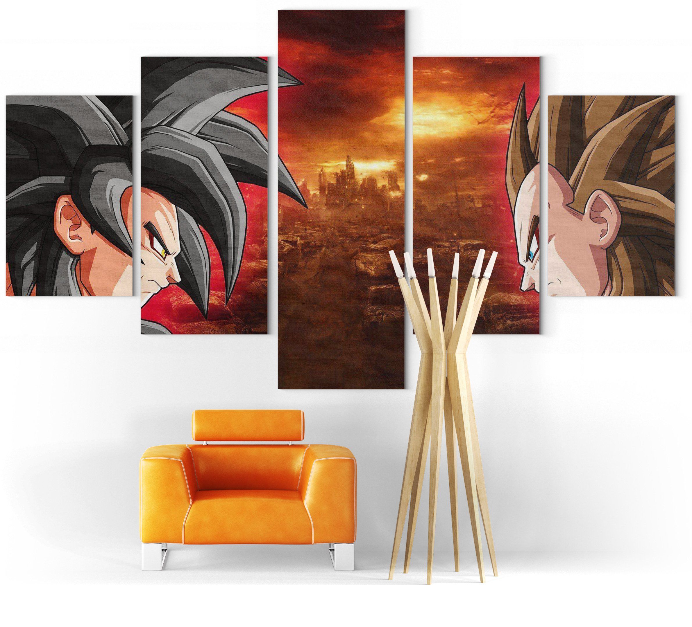 Goku 'Reflections' Original Art Poster - Dragon Ball Super DBZ Wall Art, NEW