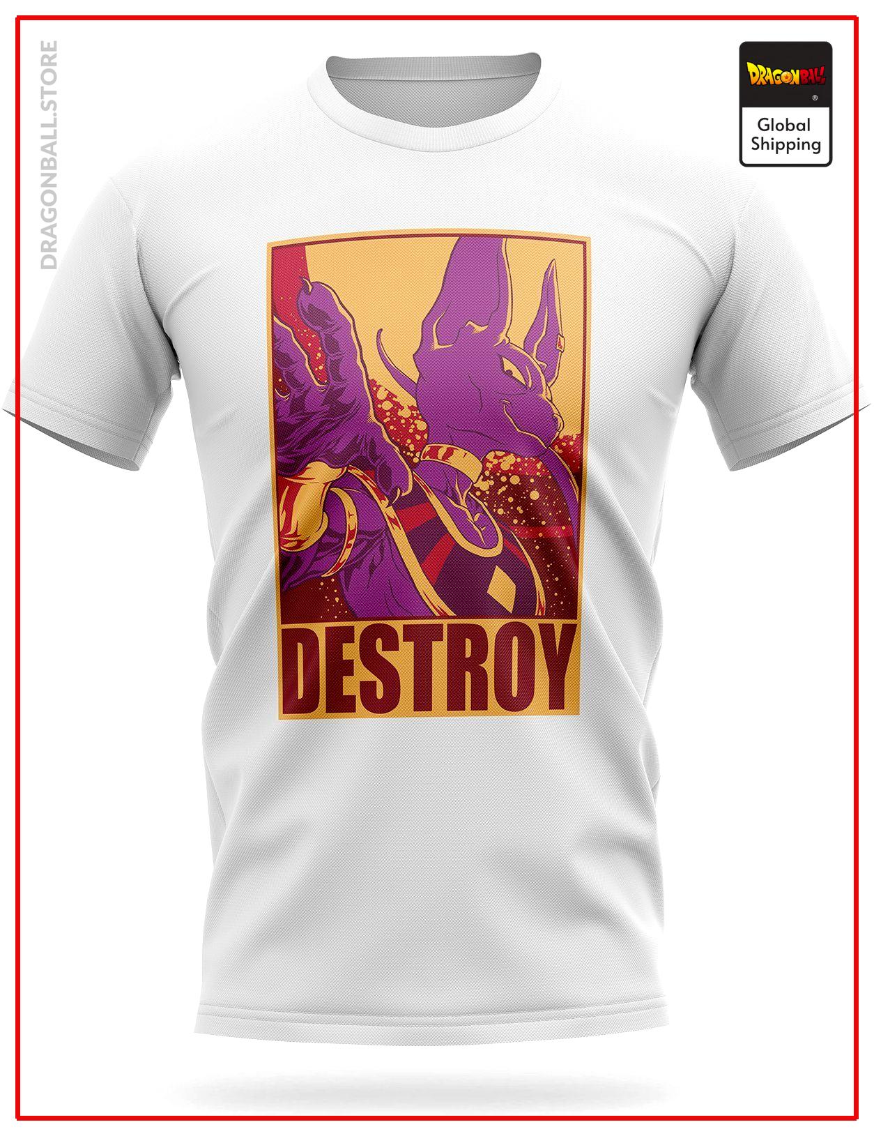 Dragon Ball Super T-Shirt Beerus Destroy S Official Dragon Ball Z Merch