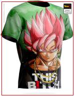 Dragon Ball Super T-Shirt Goku Black SSJ Pink M Official Dragon Ball Z Merch