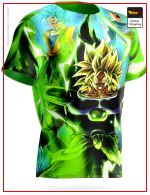 Dragon Ball Super T-Shirt Broly Clash Saiyan S Official Dragon Ball Z Merch