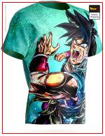 Dragon Ball Super T-Shirt Indomitable Warrior M Official Dragon Ball Z Merch