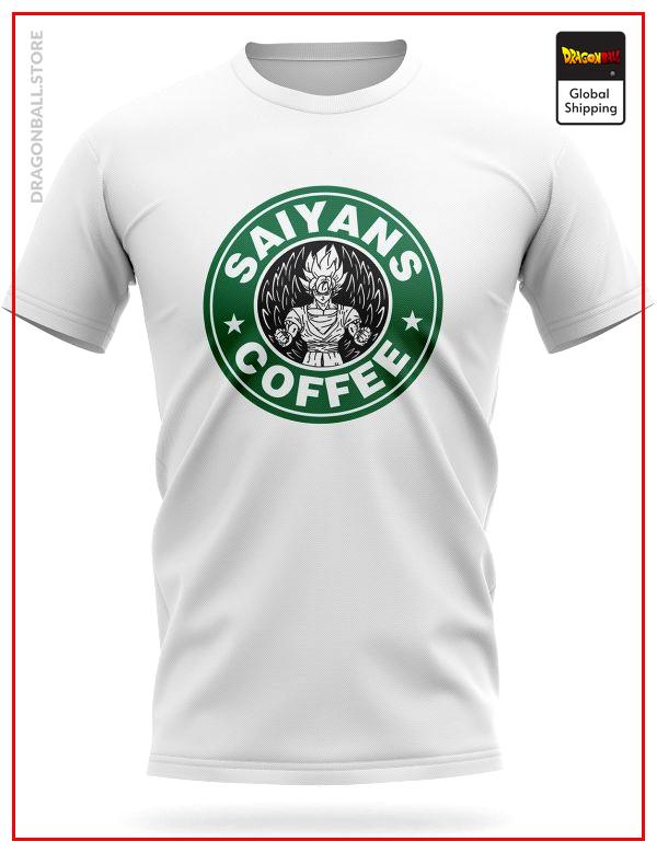 Dragon Ball Z T-Shirt Saiyans Coffee S Official Dragon Ball Z Merch