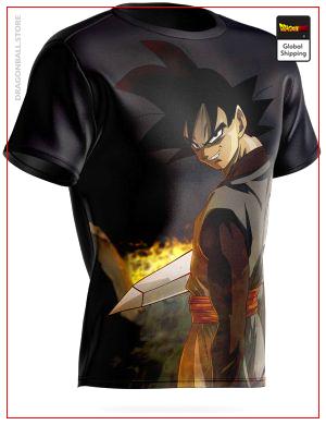 Dragon Ball Super T-Shirt Goku Black Sword Trunks 3XL Official Dragon Ball Z Merch