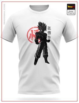 Dragon Ball T-Shirt Goku Kanji "Go" S Official Dragon Ball Z Merch