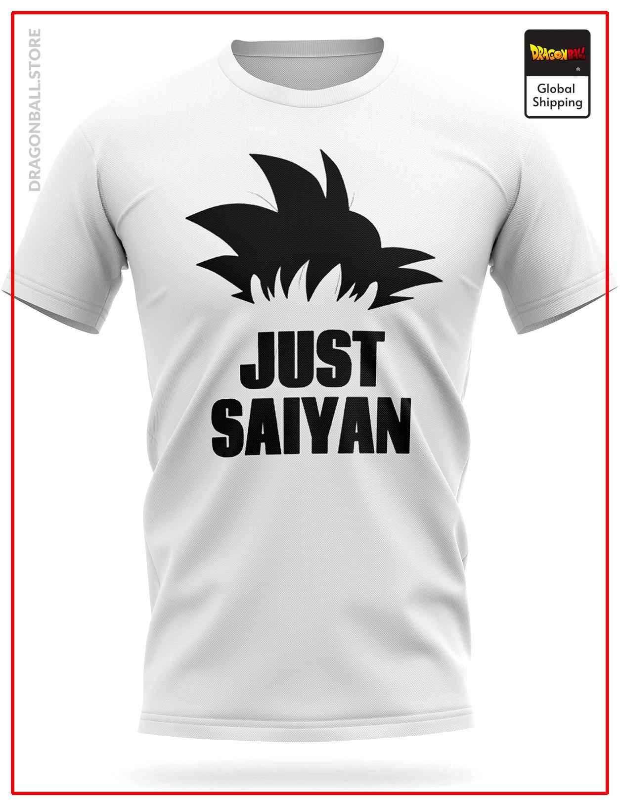 Dragon Ball T-Shirt Goku JUST SAIYAN S Official Dragon Ball Z Merch