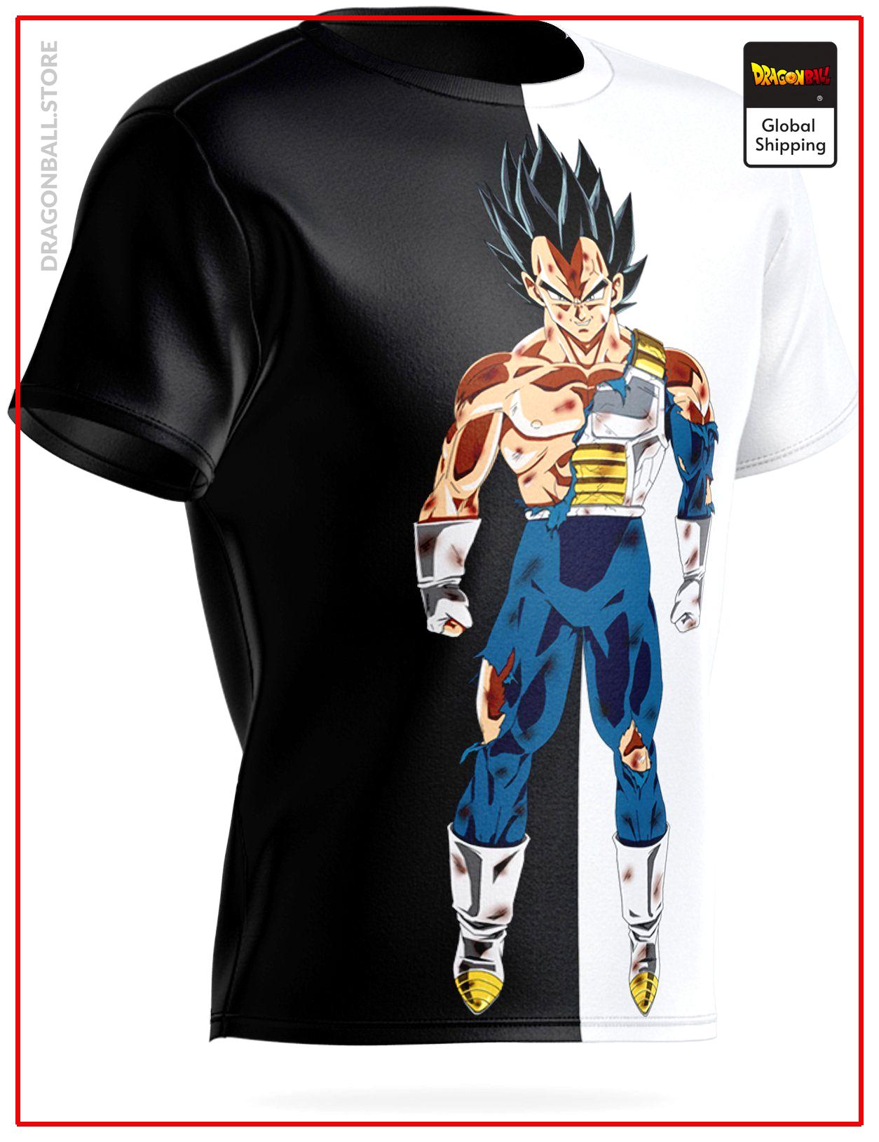 Dragon Ball Black & White T-Shirt S Official Dragon Ball Z Merch