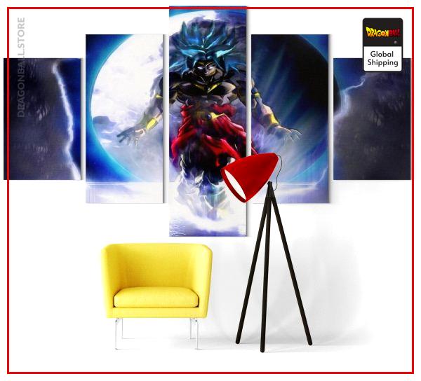 Wall Art Canvas Dragon Ball Super  Broly Chaos Small / Without frame Official Dragon Ball Z Merch