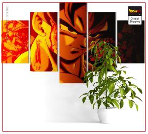 Wall Art Canvas Dragon Ball Z  Goku Fight Medium / Without frame Official Dragon Ball Z Merch